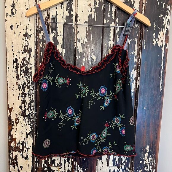 Women’s Josie Natori Floral cami Lingerie top. Size L. - Picture 3 of 8